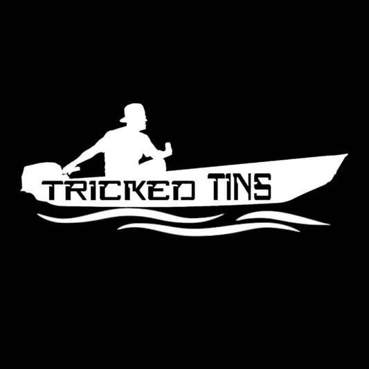 6" Tricked Tins Logo Sticker